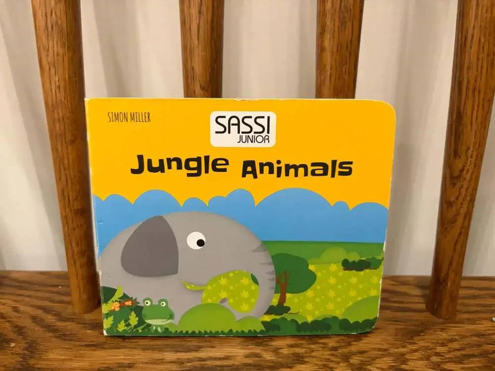 Sassi Junior Jungle Animals Board Book by Simon Miller